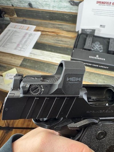 SPRINGFIELD ARMORY 1911 DS PRODIGY AOS HEX DRAGONFLY 9MM LUGER (9X19 PARA) - Image 2 of 3