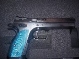 CZ 75 TS 2 Blue 9MM LUGER (9x19 PARA) - 2 of 3