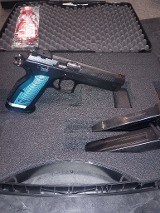 CZ 75 TS 2 Blue 9MM LUGER (9x19 PARA) - 1 of 3