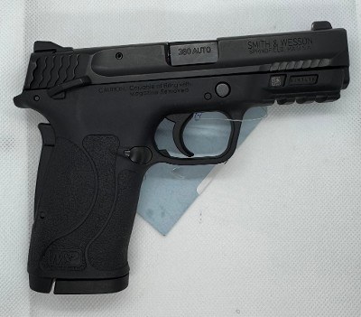 SMITH & WESSON M&P380 SHIELD EZ MANUAL THUMB SAFETY .380 ACP - Image 1 of 3