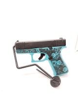 GLOCK 43x Gen5 Custom Tiffany Paisley Frame9MM LUGER (9x19 PARA) - 3 of 3