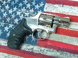 SMITH & WESSON 10-7 snub nose ~ nickel plated .38 SPL - 1 of 3