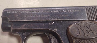 FN 1905 VEST POCKET 1ST VARIATION 6.35MM/.25 ACP - Image 3 of 3