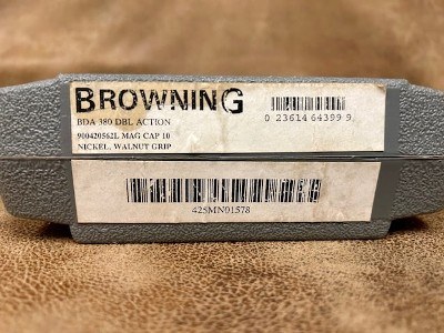 BROWNING BDA .380 ACP - Image 3 of 3