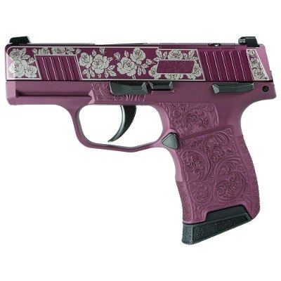 SIG SAUER P365 (BLACK CHERRY ROSES CUSTOM) .380 ACP - Image 2 of 2