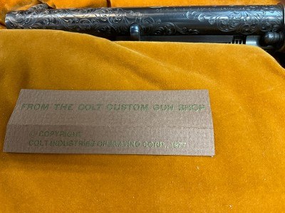 COLT SINGLE ACTION ARMY .45 LC - Image 2 of 3