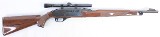 REMINGTON EXCELLENT REMINGTON NYLON 66 MOHAWK BROWN 22LR 19.5" BBL BLUED W/ WEAVER SCOPE .22 LR - 1 of 3