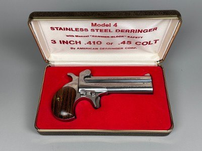 AMERICAN DERRINGER CORPORATION Model 4 .45 ACP/.410 GA - Image 1 of 3