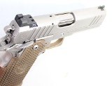 NIGHTHAWK CUSTOM NIGHTHAWK CUSTOM TRS COMMANDER 2011 9MM 4.25" FLUTED BBL SILVER DLC / FDE IOS AMBI 17+1 9MM LUGER (9x19 PARA) - 3 of 3