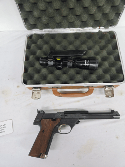 HI-STANDARD Supermatic Citation w/Hard Case, 2 Mags, Scope .22 LR - Image 1 of 3