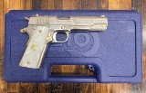 COLT Scarface Engraved Bright Nickel & 24k Gold .38 SUPER - 1 of 3