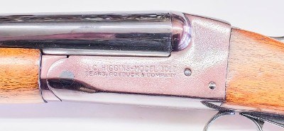 J.C. HIGGINS 1017 DOUBLE BARREL RE-BLUED 16 GA - Image 3 of 3