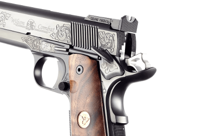 WILSON COMBAT Pinacle DELUXE CASE HAND ENGRAVED .45 ACP - Image 3 of 3
