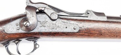 SPRINGFIELD ARMORY MODEL 1873 TRAPDOOR CHAMBERED IN 45/70 .45-70 GOVT - Image 3 of 3