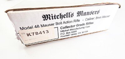 MITCHELL&sbquo;S MAUSERS BRAND-NEW MITCHEL MAUSER 48 CHAMBERED IN 8MM 8MM MAUSER - Image 3 of 3
