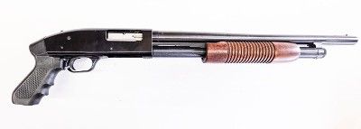 MOSSBERG MODEL 500A PUMP CHAMBERED IN 12 GAUGE 12 GA - Image 1 of 3