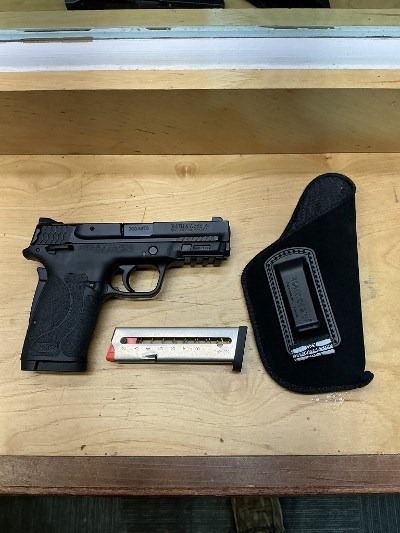 SMITH & WESSON M&P380 SHIELD EZ MANUAL THUMB SAFETY .380 ACP - Image 3 of 3