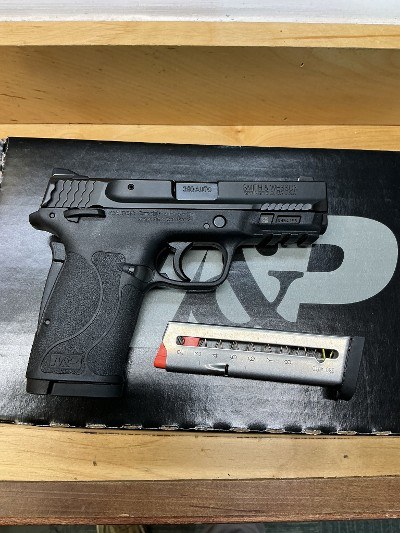 SMITH & WESSON M&P380 SHIELD EZ MANUAL THUMB SAFETY .380 ACP - Image 2 of 3