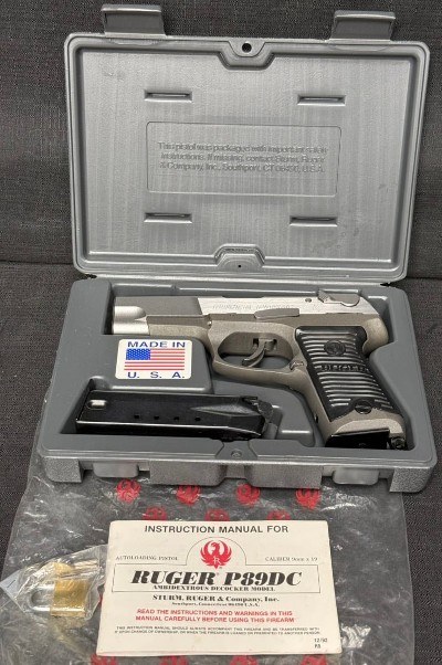 RUGER P-89DC 9MM LUGER (9x19 PARA) - Image 1 of 3