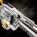 COLT Python 3" - 357 MAG - 6 ROUNDS - Engraved & 24K Gold Plated - VERY RARE .357 MAG - 2 of 3