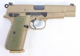 FN MINT FN FNH HIGH POWER 9MM 4.7" BBL FDE 17+1 W/ BAG 3-MAGS & ODG/FDE GRIPS 9MM LUGER (9x19 PARA) - 2 of 3