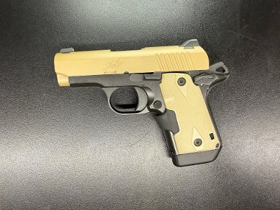 KIMBER MICRO 9 DESERT TAN W/CRIMSON TRACE 9MM LUGER (9x19 PARA) - Image 2 of 3