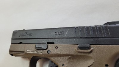 SPRINGFIELD ARMORY XDS-9 3.3 9MM LUGER (9x19 PARA) - Image 3 of 3