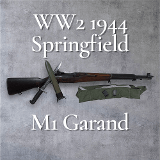 SPRINGFIELD ARMORY M1 Garand WW2 1944 .30-06 SPRG - 1 of 12