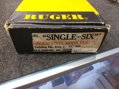 RUGER NEW MODEL SINGLE-SIX CONVERTIBLE .22 LR/.22 WMR - Image 4 of 9