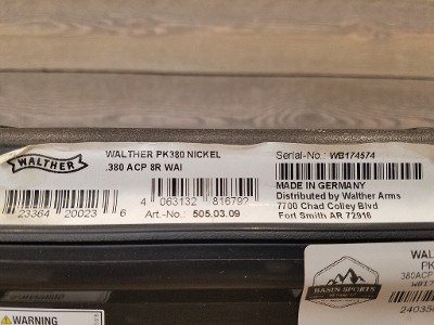 WALTHER PK380 .380 ACP - Image 7 of 7