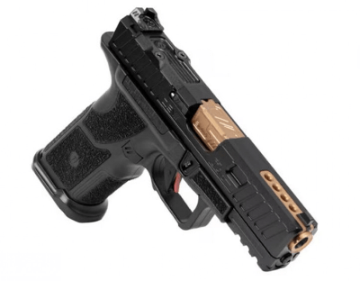 ZEV TECHNOLOGIES OZ9-V2-E-C-X-HYP OZ9V2 Elite Hypercomp Pistol 17rd Xgrip BLACK/BRONZE 9MM LUGER (9x19 PARA) - Image 1 of 3