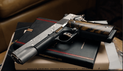 CABOT GUNS Zebra Damascus 2025 Limited Edition FULL SIZE A Limited Edition Offering of 10 Pistols .45 ACP - Image 2 of 3