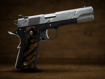 CABOT GUNS Zebra Damascus 2025 Limited Edition FULL SIZE A Limited Edition Offering of 10 Pistols .45 ACP - Image 3 of 3