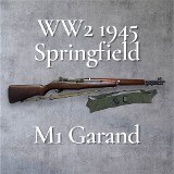 SPRINGFIELD ARMORY M1 Garand WW2 1945 .30-06 SPRG - 1 of 3