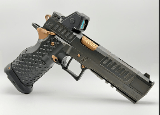 JACOB GREY FIREARMS NOX9 BARREL BLACK DLC FINISH WITH COPPER CANYON PVD CONTROLS TRIJICON RMR HD (3.25 MOA 9MM LUGER (9x19 PARA) - Image 1 of 3