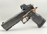 JACOB GREY FIREARMS NOX9 BARREL BLACK DLC FINISH WITH COPPER CANYON PVD CONTROLS TRIJICON RMR HD (3.25 MOA 9MM LUGER (9x19 PARA) - Image 2 of 3