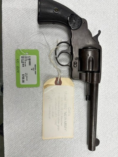 COLT 1892 NEW ARMY .38 SPL - Image 1 of 1