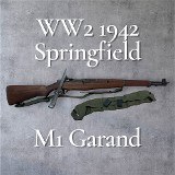 SPRINGFIELD ARMORY M1 Garand WW2 1942 .30-06 SPRG - 1 of 3