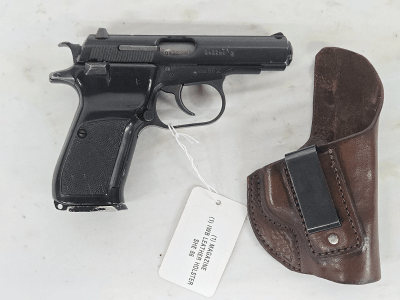 CZ CZ-82 w/Leather IWB Holster 9x18MM MAKAROV - Image 1 of 3