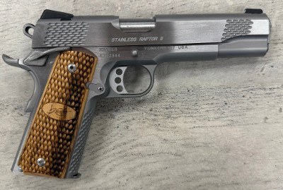 KIMBER STAINLESS RAPTOR II .45 ACP - Image 2 of 3