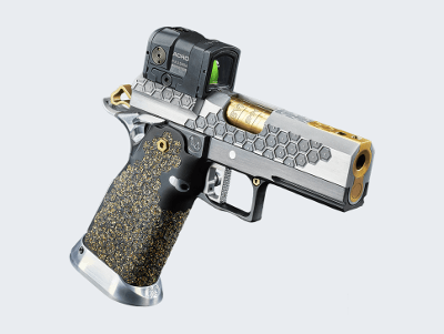 INFINITY FIREARMS SVI 720, Ported Island barrel, Acro P2, Honey Skater Full Grip, Infinity Extended Dust Cover 9MM LUGER (9x19 PARA) - Image 1 of 1