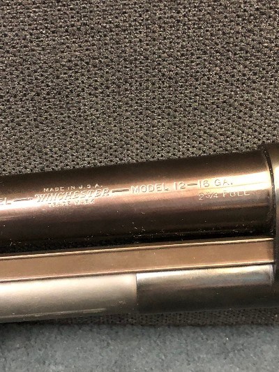 WINCHESTER MODEL 12 - 16 GAUGE SHOTGUN 16 GA - Image 8 of 12