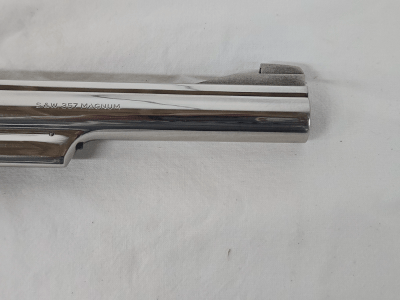 SMITH & WESSON 19-3 Nickel Plated, Pinned Recessed 1974 .357 MAG - Image 5 of 15