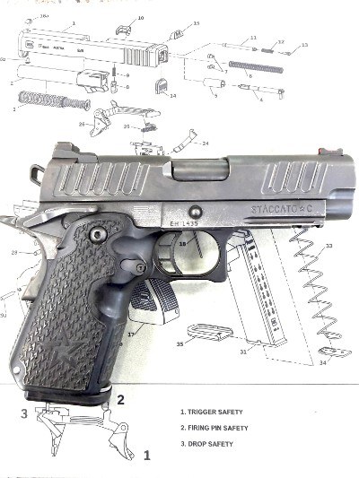STACCATO 2011 C9MM LUGER (9x19 PARA) - Image 3 of 5