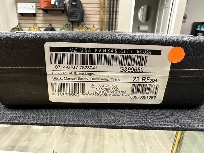 CZ P-07 COMPACT 9MM LUGER (9X19 PARA) - Image 12 of 12
