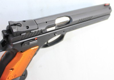 CZ NEW RARE CZ-USA 75 TACTICAL SPORT ORANGE 9MM 5.4" BBL SAO 20+1 COMPETITION 91261 9MM LUGER (9x19 PARA) - Image 3 of 9