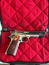 SIG SAUER 1911 TEXAS ENGRAVED TWO TONE .45 ACP - Image 3 of 3