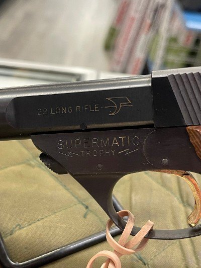 HI-STANDARD SUPERMATIC TROPHY .22 LR - Image 3 of 7