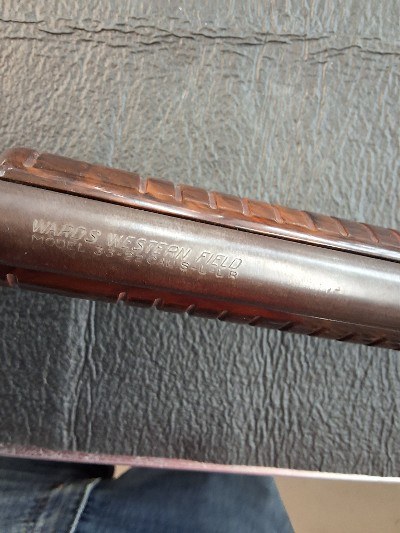 WARDS WESTERN FIELD 33 .22 long/.22 lr - Image 1 of 3