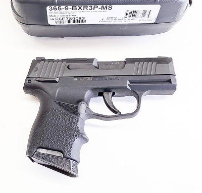 SIG SAUER UNFIRED SIG P365 CHAMBERED IN 9MM 9MM LUGER (9x19 PARA) - Image 1 of 2